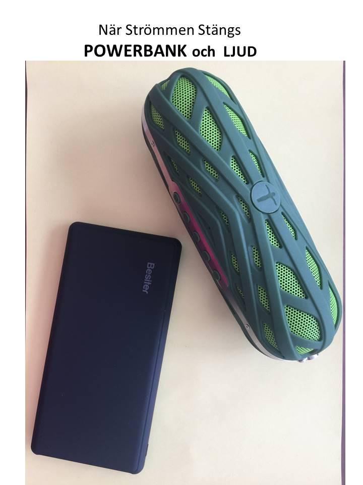 Power bank + Bluetooth Högtalare  M16  Paket - 2