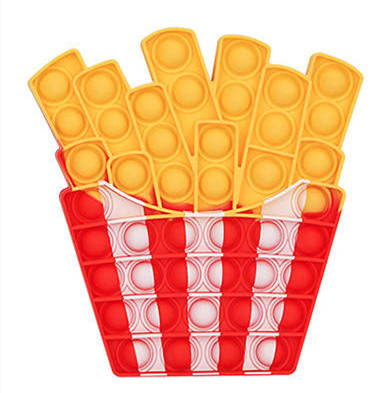 Fidget Pop it Stora Pommes Frites  Leksak/Sensory - 2