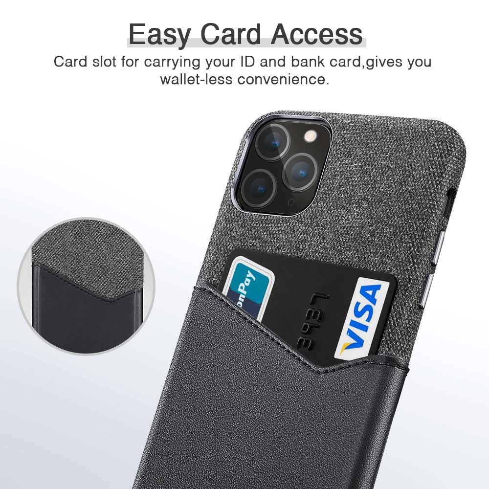 iPhone 11 Pro ESR Premium Skal with Card Slot  Black - 2