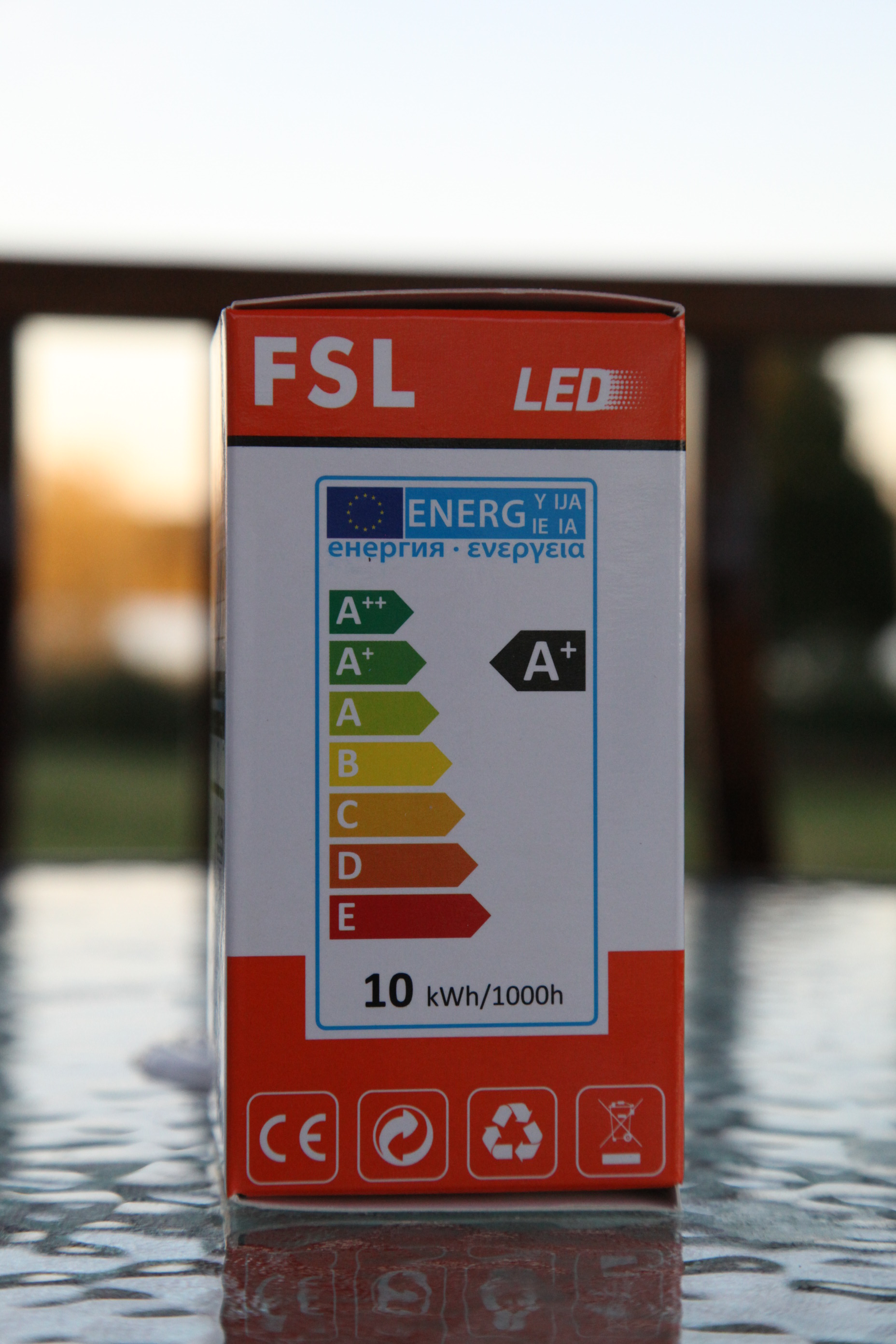 10W (60W) E27  6500K  FSL LED-lampor  Normal  840 Lumen 25000tim  Lampor Glob - 4