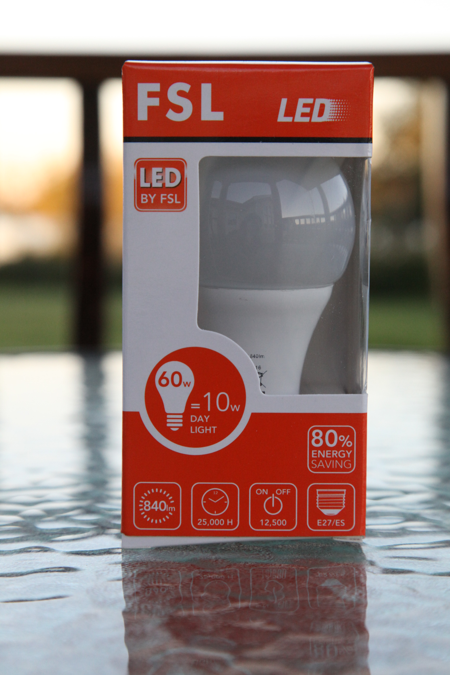 10W (60W) E27  6500K  FSL LED-lampor  Normal  840 Lumen 25000tim  Lampor Glob - 2