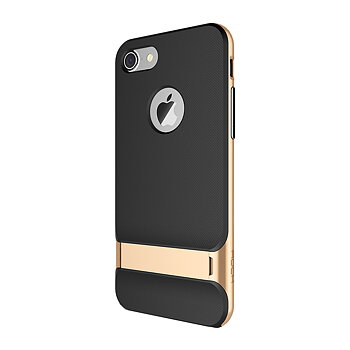  Iphone 7 Skyddsskal Royce serie med  stöd Guld färg