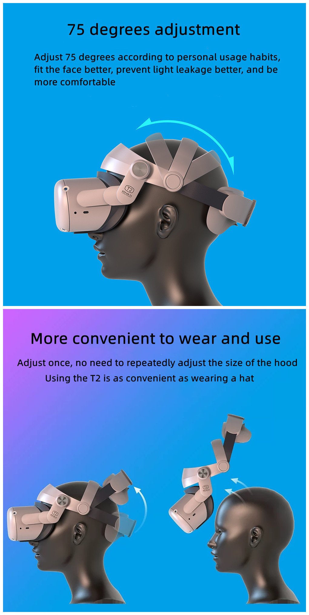 Oculus Quest2 Head Wear Strap  T2 - 3