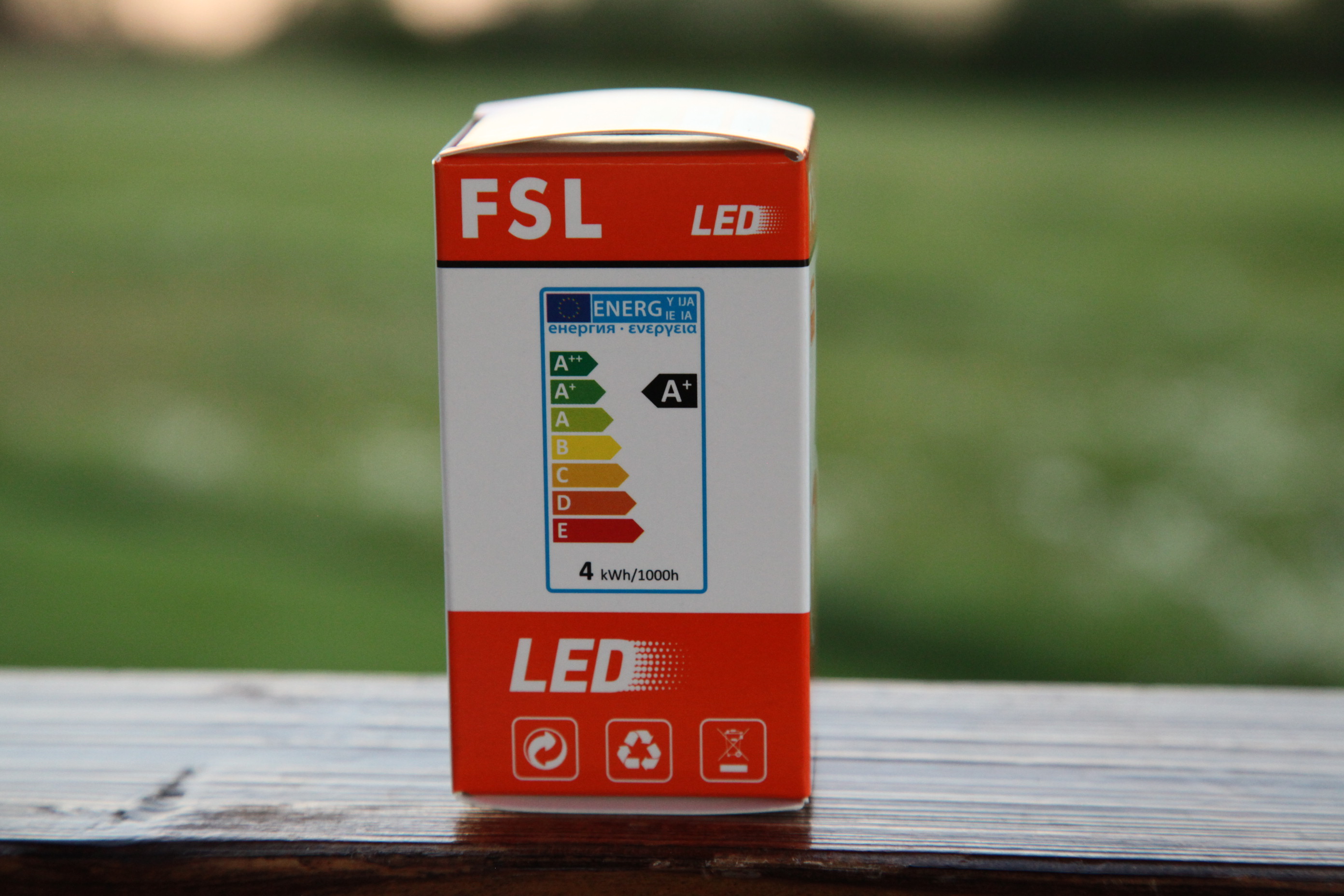 FSL LED Klotlampa  4W (30W) E14 3000K 330 Lumen 15000Hrs Lampor Glob - 3