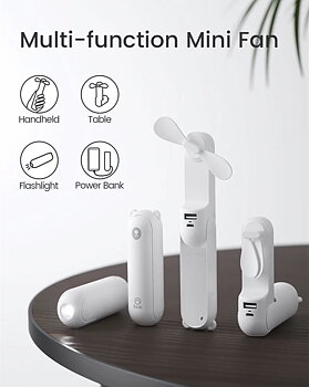 Bear Fan F8 – Fläkt, Powerbank och Ficklampa i Ett