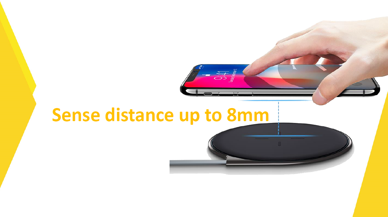 Tray Wireless Charger ECW1  for iPhone X,  8/8 plus, Samsung S8/S8+, S7/S7 edge, S6/S6 edge /S6 edge+, Samsung Note 5, Note 8 - 4