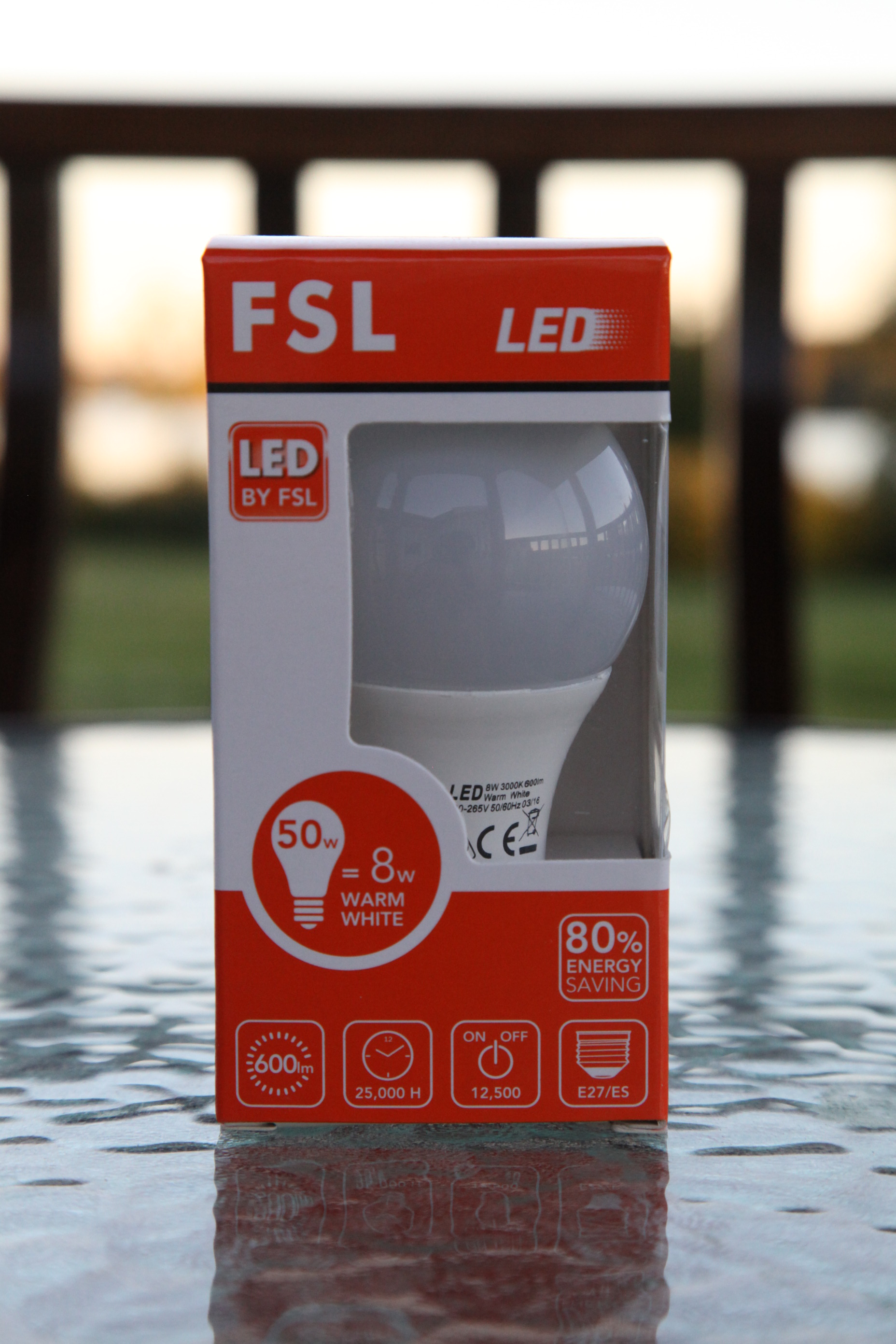 Paket 4st 8W E27 3000K LED Lampa Glob Normallampa  - 2