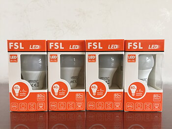 paket 4st 6W E27 3000K LED Normallampa 470 Lumen 25000Hrs Lampor Glob 