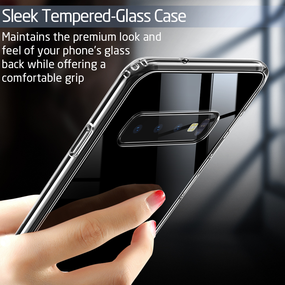  Samsung S10  Tempered-Glass phone cover  Skyddsskal - 3