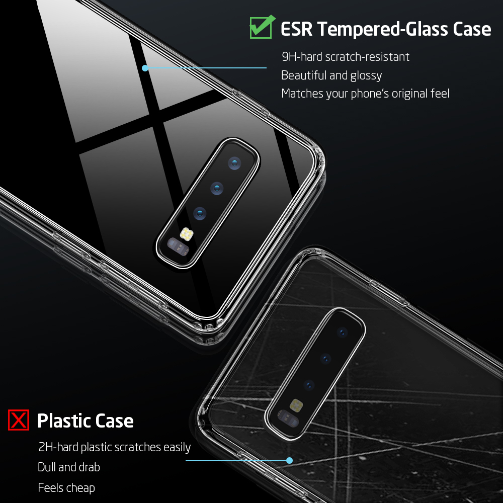  Samsung S10  Tempered-Glass phone cover  Skyddsskal - 9