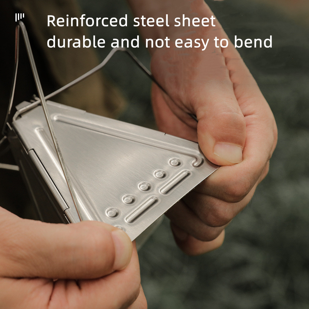 Foldable Coffee Filter Holder stainless steel Vikbar kaffefilterhållare rostfritt stål - 3