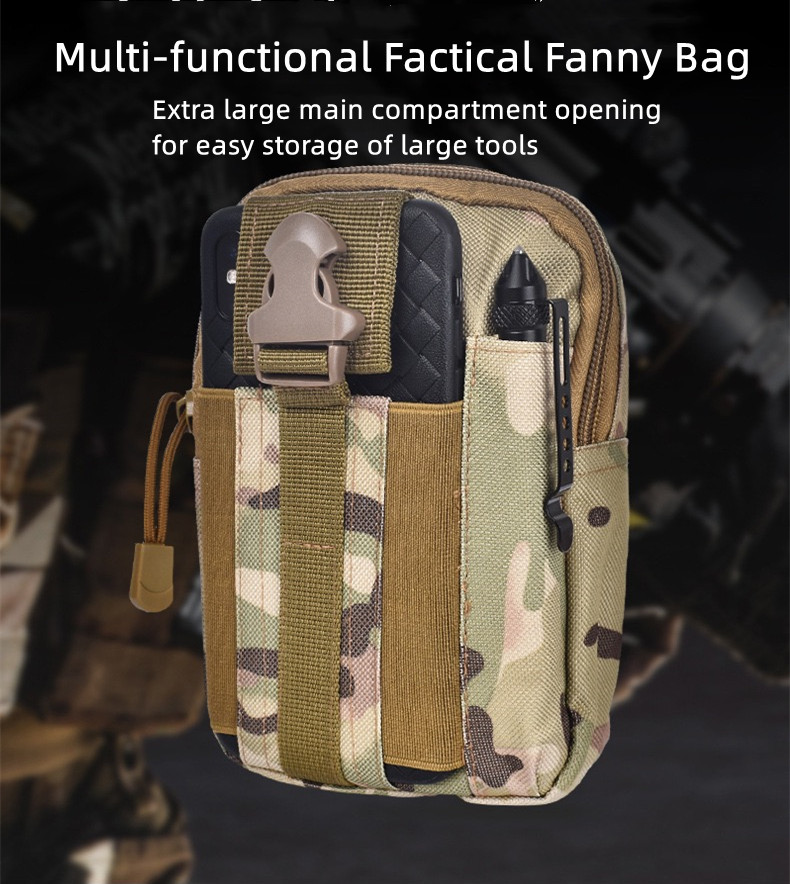 Outdoor Multifunctional tactical fanny pack Utomhus multifunktionellt taktiskt fannypack