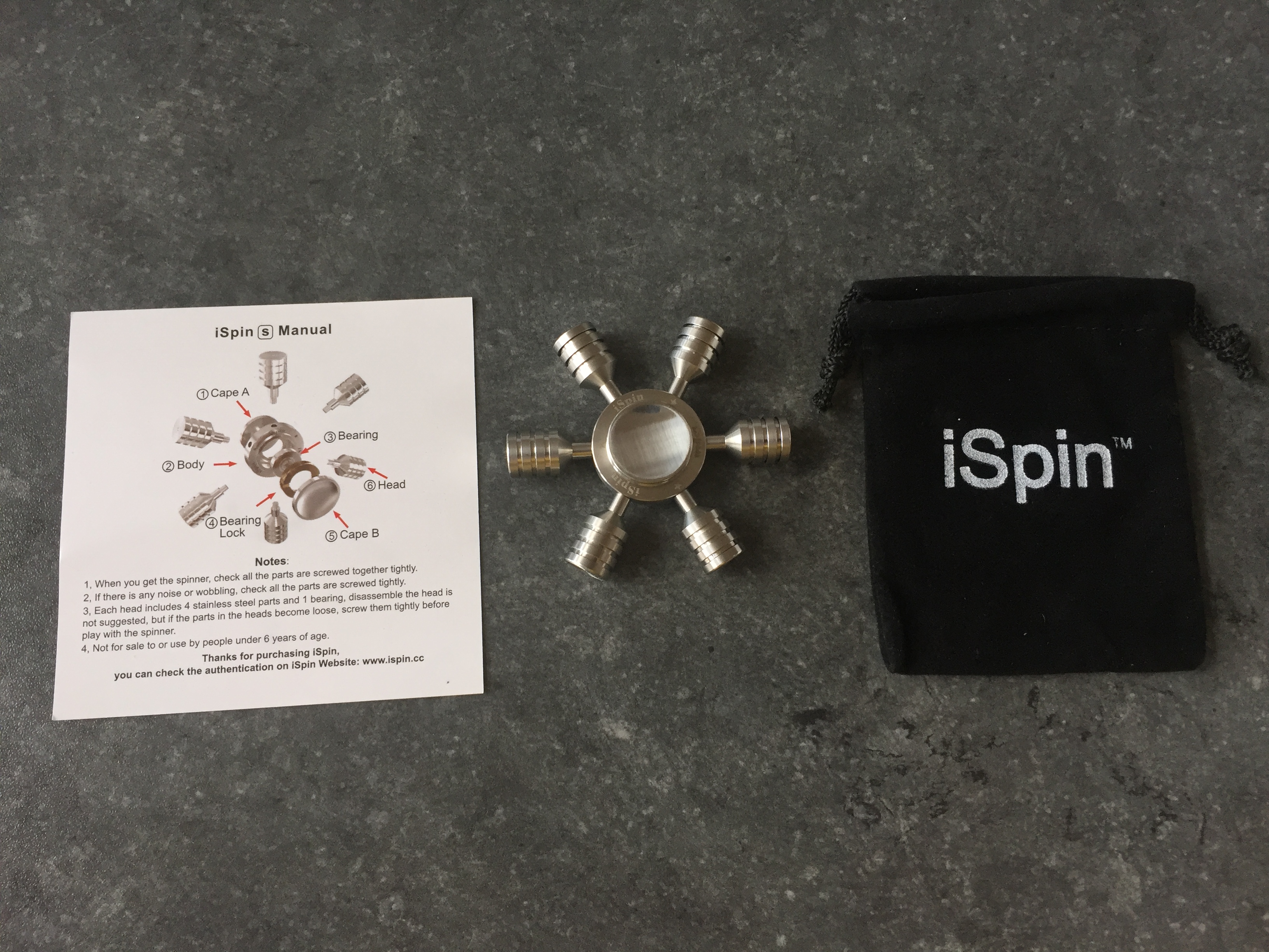 Horizontally and Vertically spin spinner SS - 10