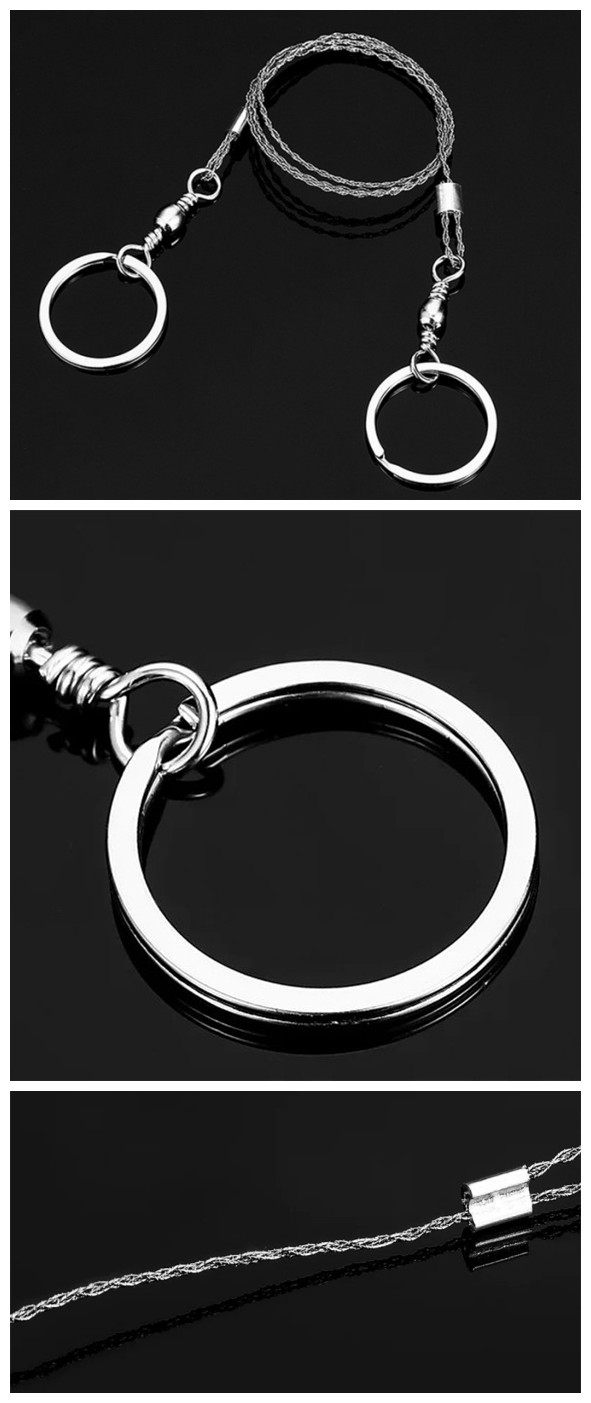 wood saw outdoor survival line wire saw - 5