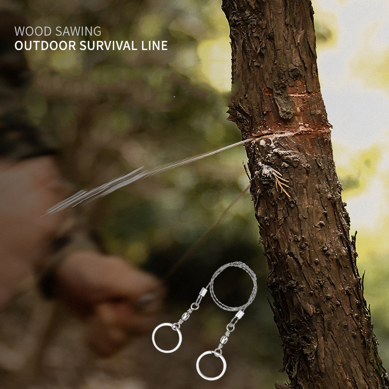 wood saw outdoor survival line wire saw