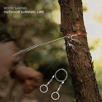 wood saw outdoor survival line wire saw