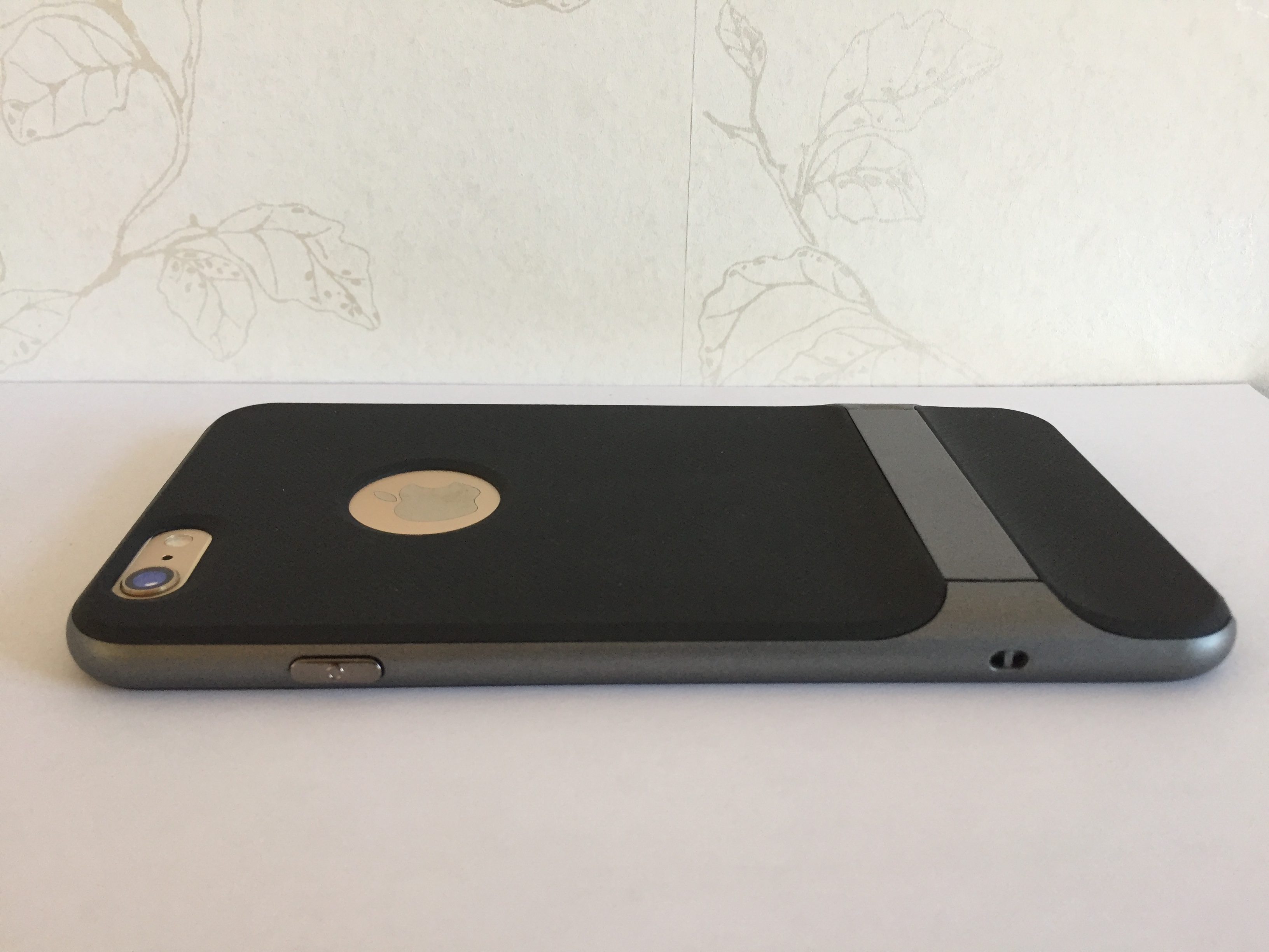  Iphone6 plus/ 6s plus Skyddsskal Royce serie med stöd Silver färg - 2