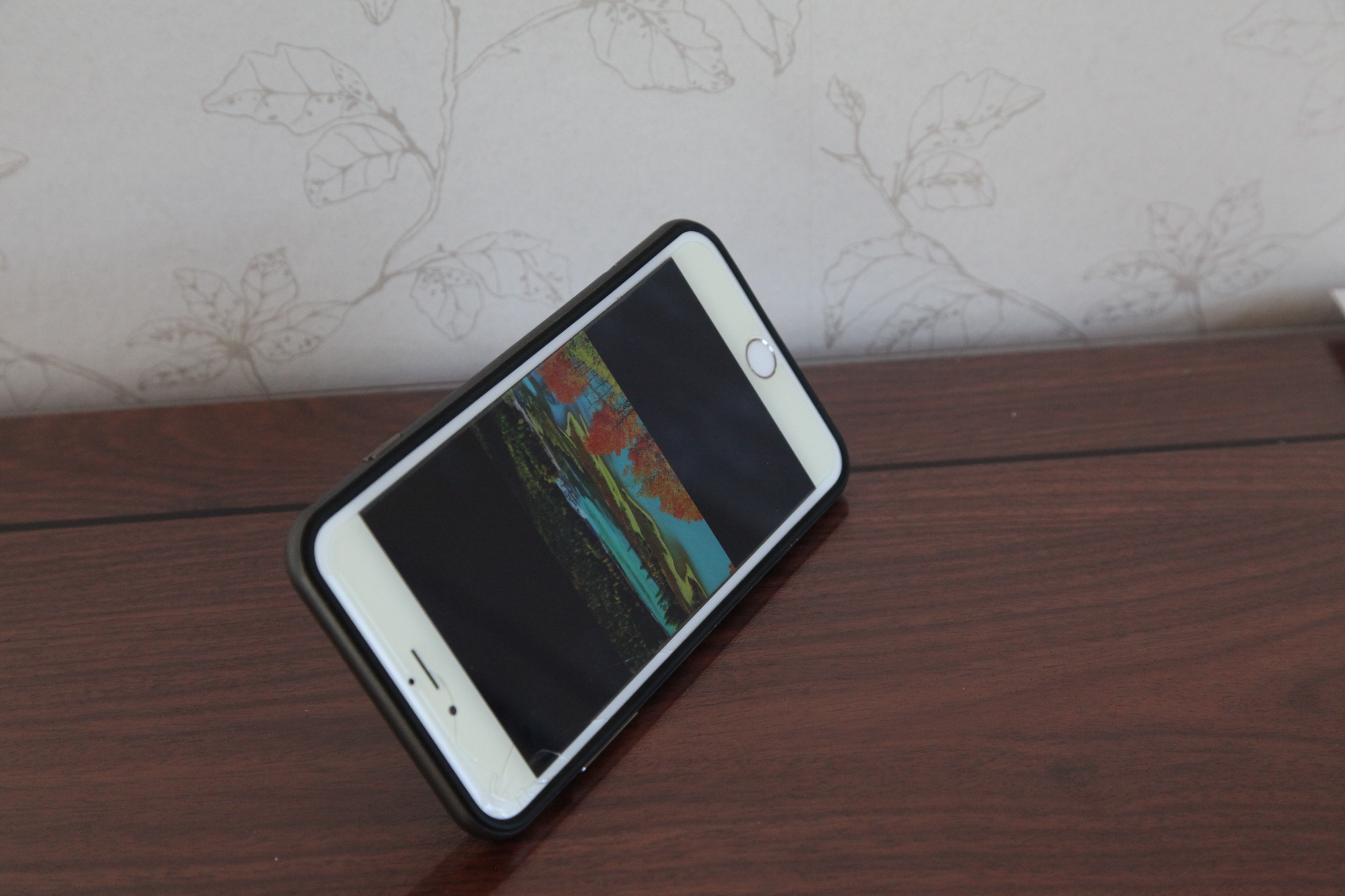  Iphone6 plus/ 6s plus Skyddsskal Royce serie med stöd Silver färg - 3
