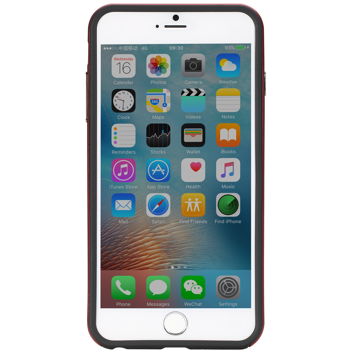 Iphone 6 / 6s Skyddsskal  Royce serie Röd färg - 4
