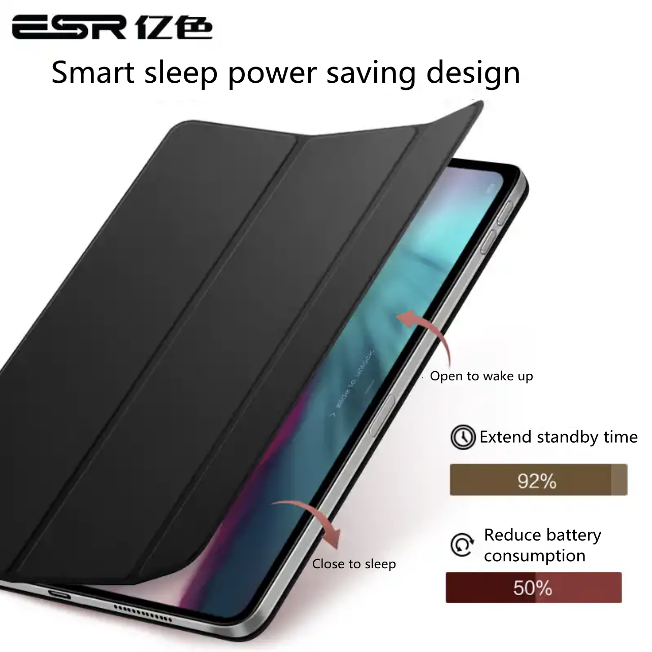  ESR iPad Air4/ 2018Pro11 Magnetic protective case Magnetiskt skyddande skal - 4