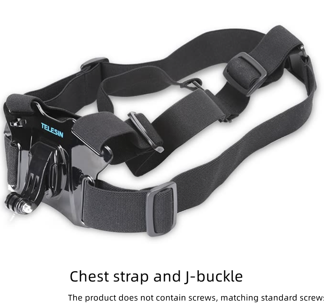 Action Camera Chest Strap bröstband for GoPro , DJI   insta 360   - 8