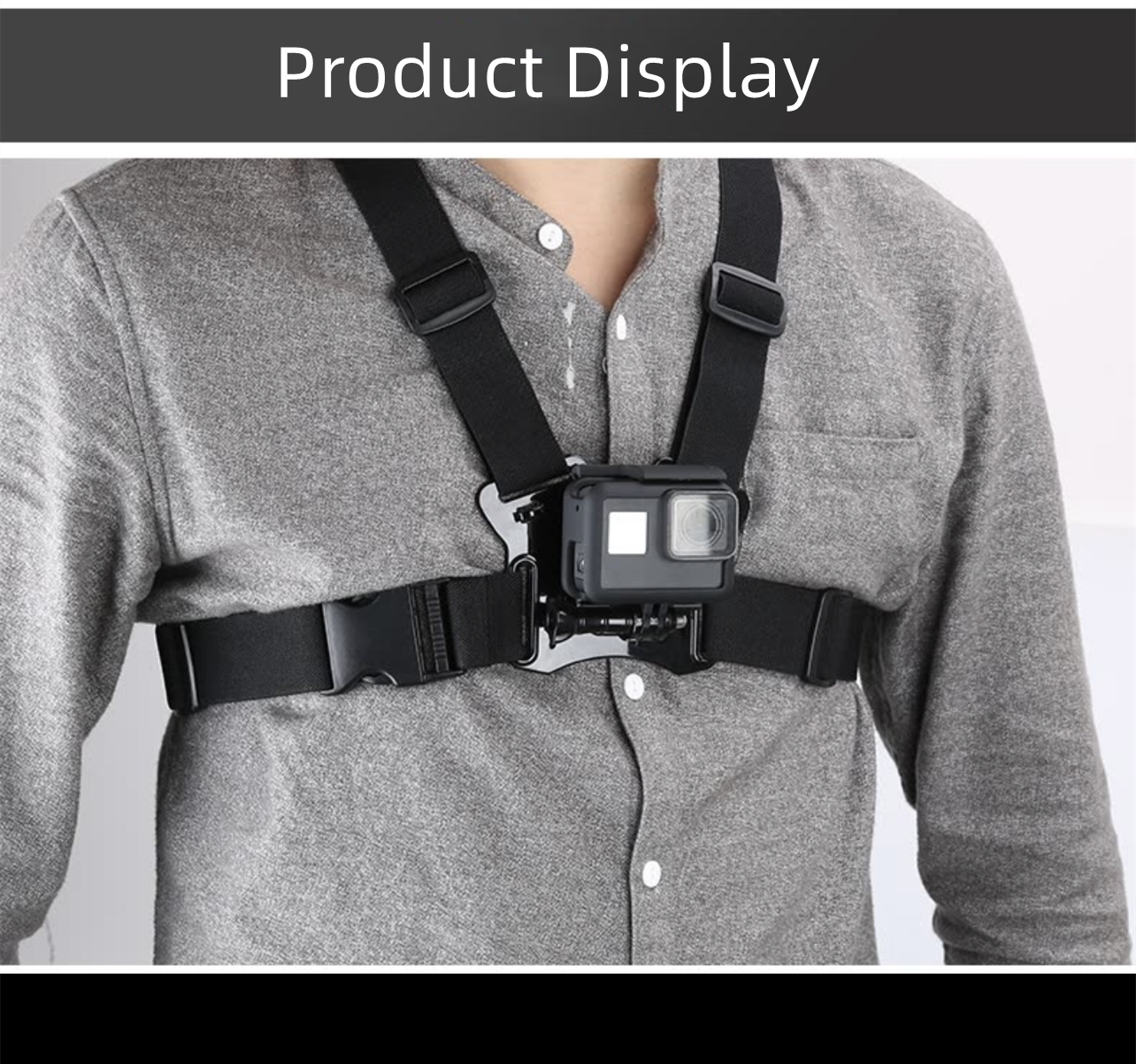 Action Camera Chest Strap bröstband for GoPro , DJI   insta 360   - 2