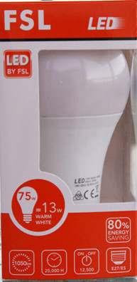 Paket 5st 13W 3000K  FSL LED-lampor  E27 Normallampa  - 2