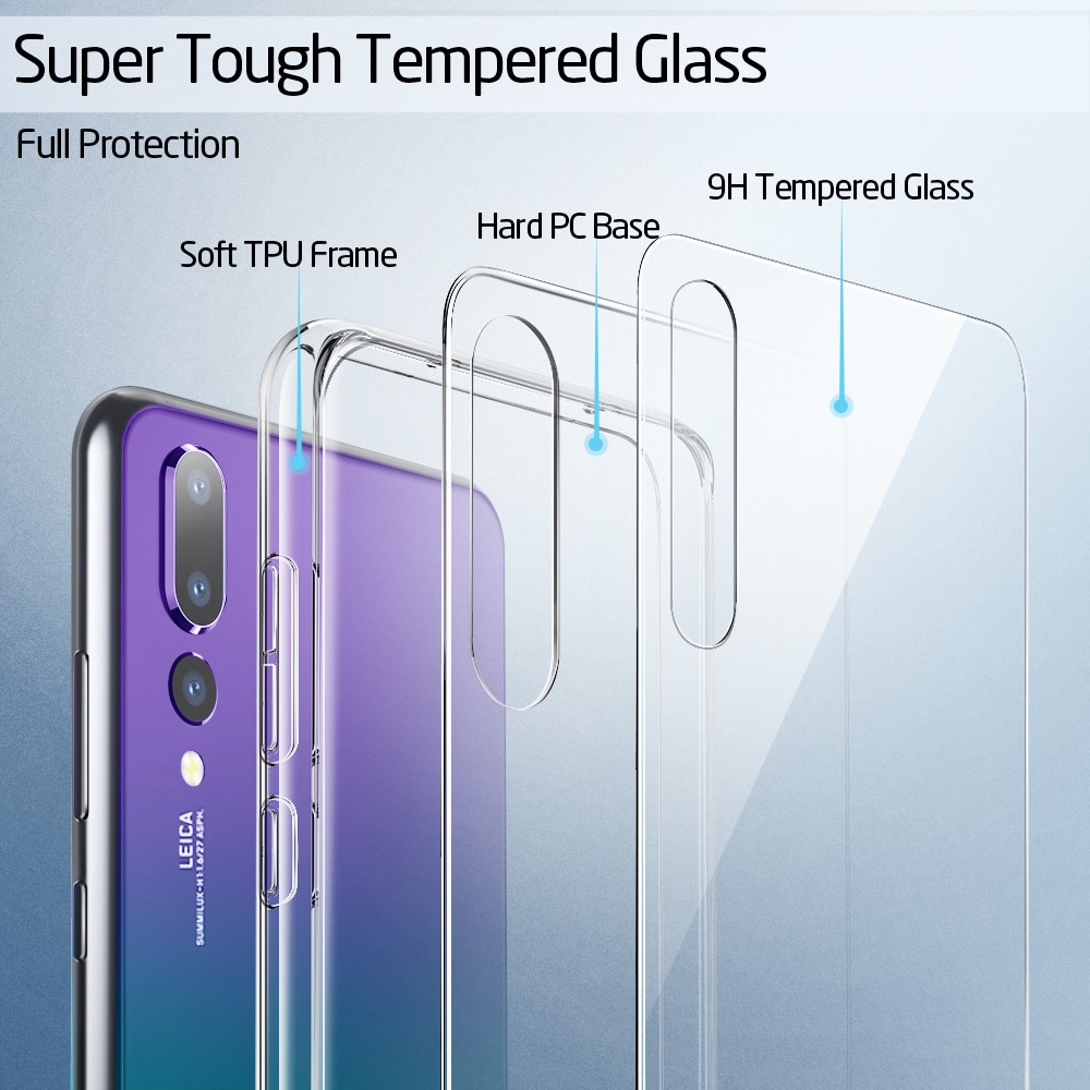 Huawei P20 Pro Tempered Glass phone cover Skyddsskal