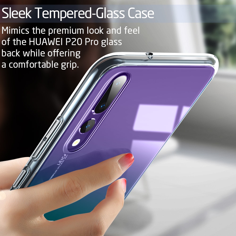 Huawei P20 Pro Tempered Glass phone cover Skyddsskal - 3