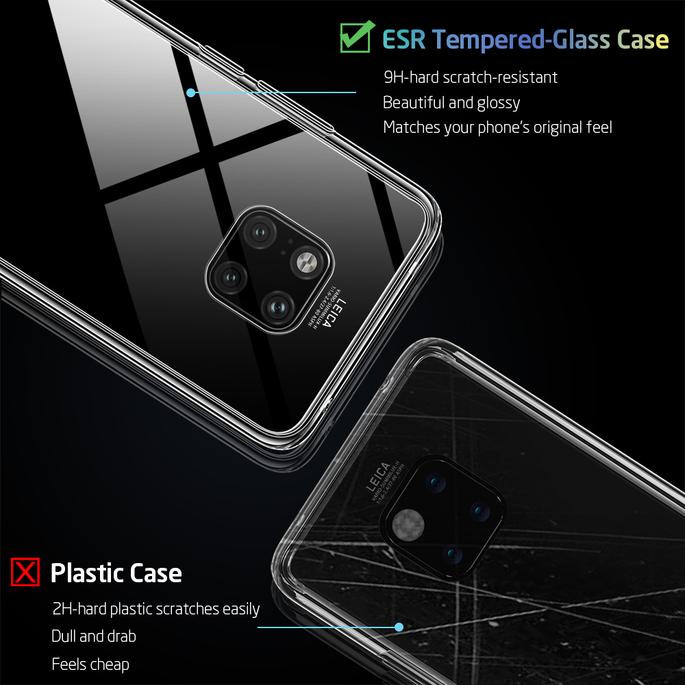 Huawei Mate20 Pro Tempered-Glass phone cover Skyddsskal - 2