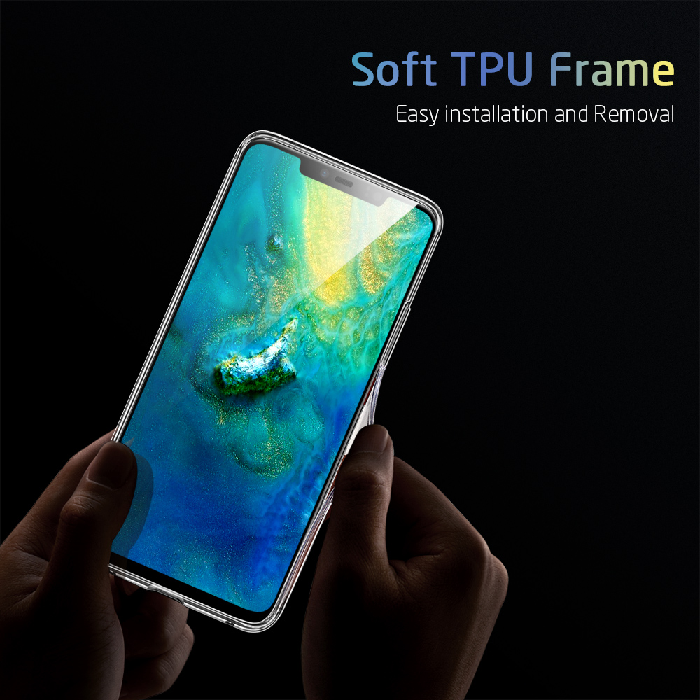  Huawei Mate20 Pro Tempered-Glass phone cover Skyddsskal - 5