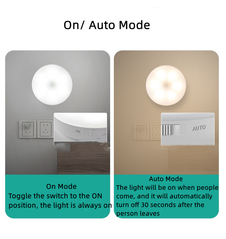 LED Lampa infraröd sensor rörelsedetektor Spar energi Human Warm light  - 3
