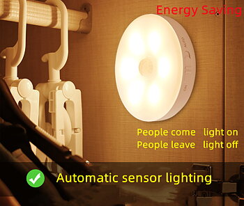 LED Lampa infraröd sensor rörelsedetektor Spar energi Human Warm light 