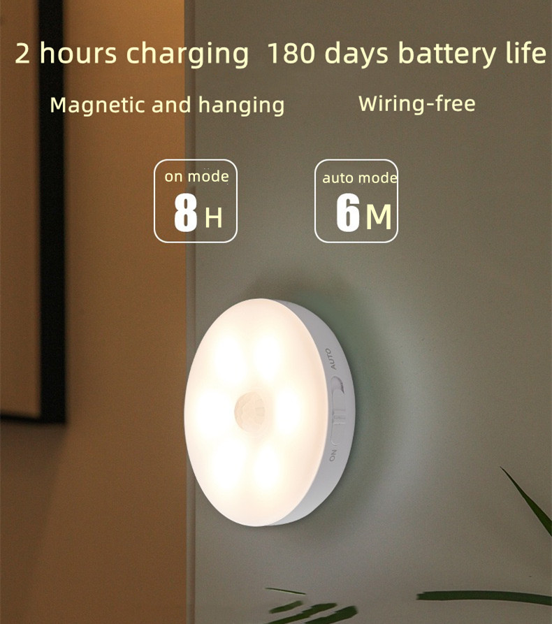 LED Lampa infraröd sensor rörelsedetektor Spar energi Human Warm light  - 4