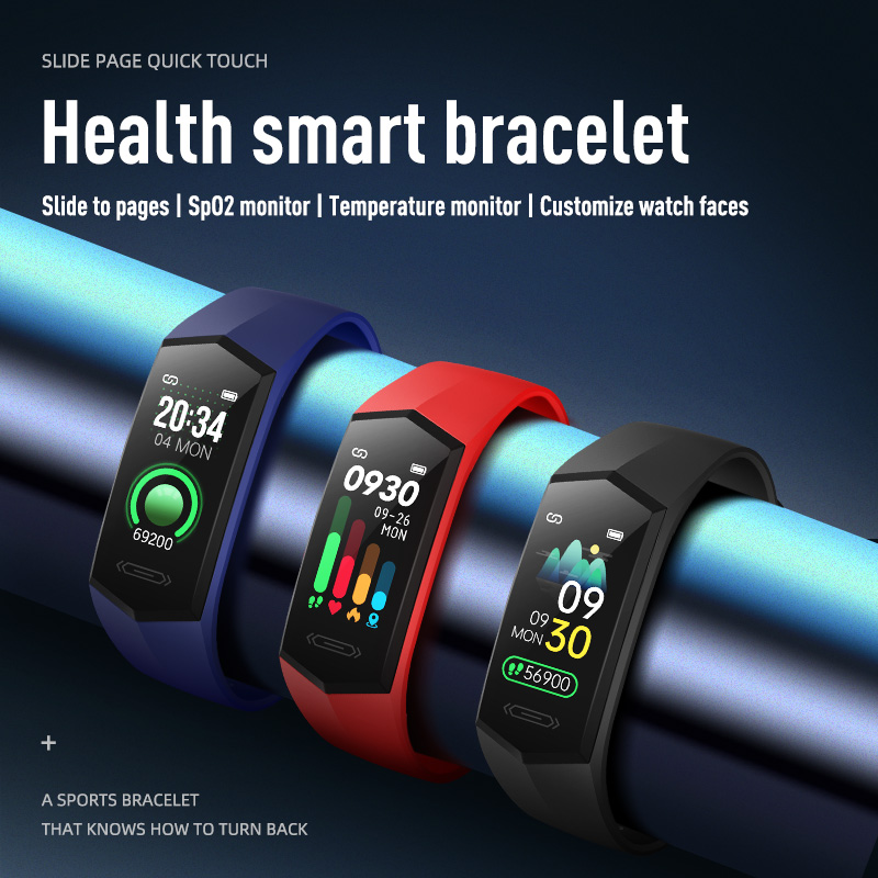 Health Smart Bracelet V17S Color: Black