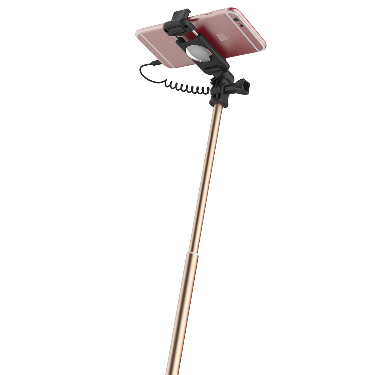 Selfiepinne med kabelstyrning  - 4