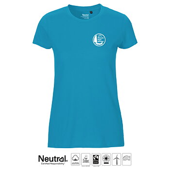 Ladies Fit T-shirt ÖSS, Sapphire, Neutral, Fairtrade & EKO