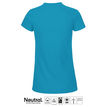 Ladies Fit T-shirt ÖSS, Sapphire, Neutral, Fairtrade & EKO