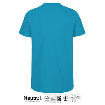 Mens Fit T-shirt ÖSS, Sapphire, Neutral, Fairtrade & EKO