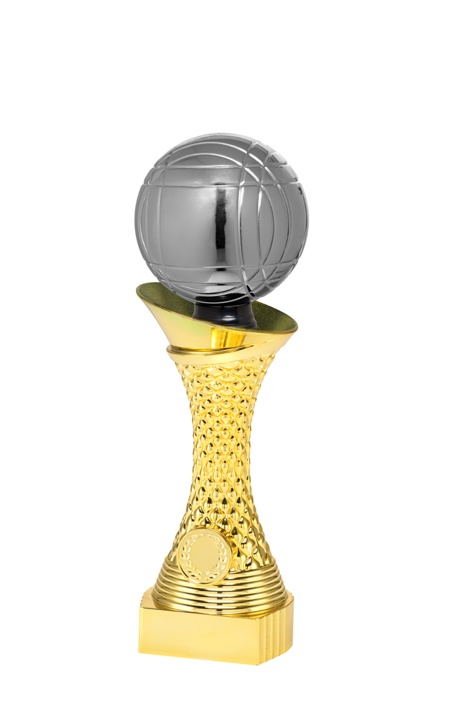 Guld Statyett Boule Bella - 235/255/275 mm - Inklusive skylt med text