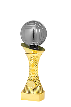Guld Statyett Boule Bella - 235/255/275 mm - Inklusive skylt med text