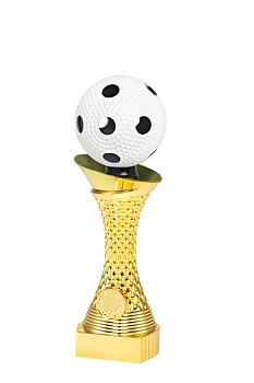 Guld Statyett Innebandy Bella - 235/255/275 mm - Inklusive skylt med text