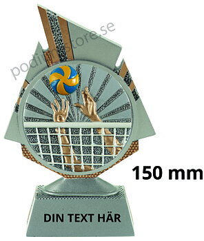 Volleyboll statyett Blaze 1.0 - 150 mm - Inklusive skylt med text
