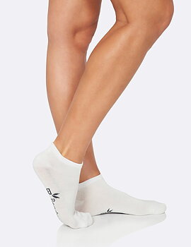 Women's Low Cut Sneaker Socks, White, Boody Bamboo Eco Wear, Organic - One Size