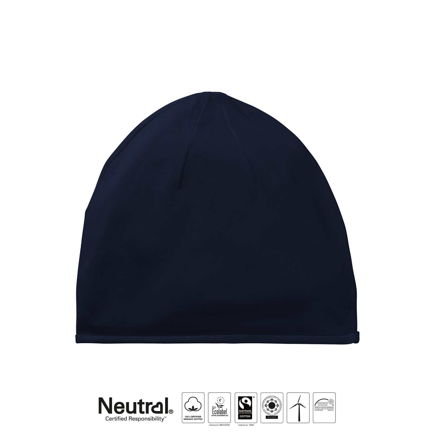Jersey Hat - One Size, Navy, Neutral, Fairtrade & Organic GOTS - 2