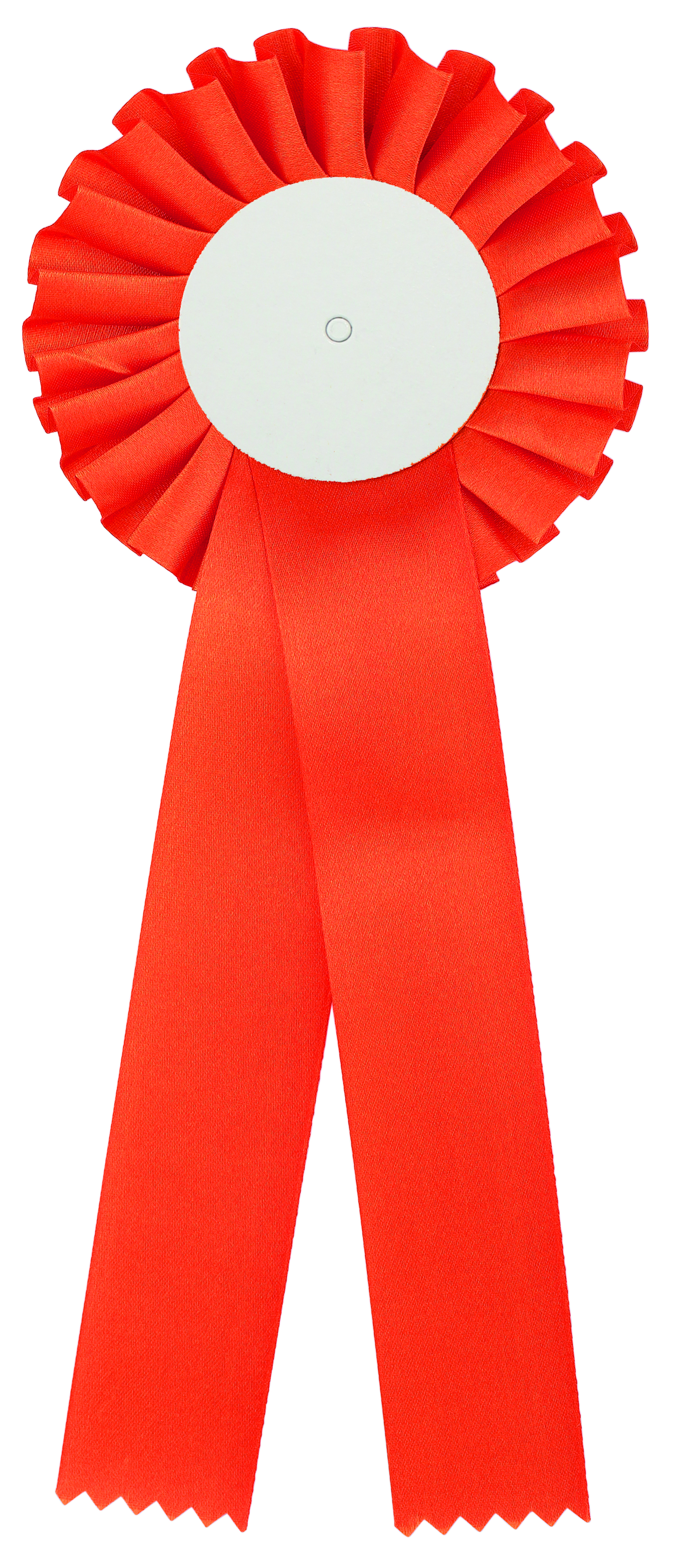 1-Krans Rosett Orange - 310x110 mm Ø mm - Mittplatta med eget motiv i färg ingår i priset