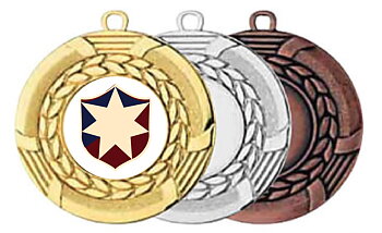 Medaljer 50 mm - Pris inklusive Motiv och valfri text på baksidan - UTGÅENDE MODELL