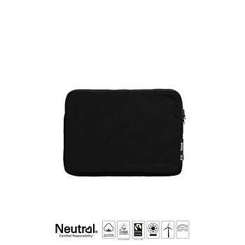 Dataväska 13" - Neutral - Fairtrade & EKO GOTS - Svart