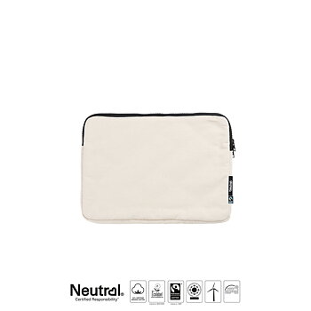Dataväska 13" - Neutral - Fairtrade & EKO GOTS - Natur