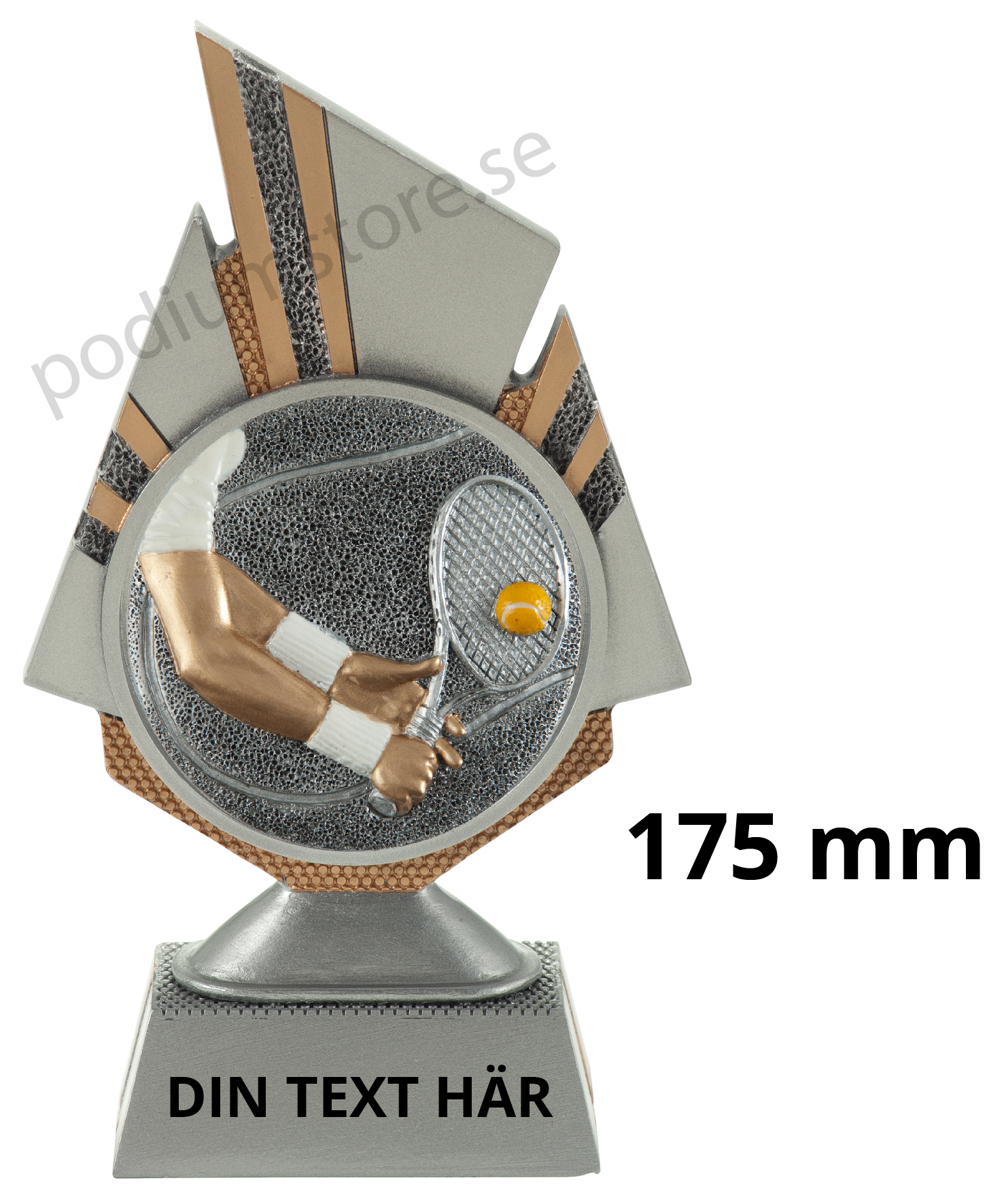 Tennis statyett Blaze 1.0 - 175 mm - Inklusive skylt med text
